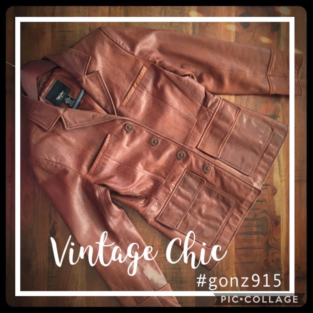 Mossimo Leather Blazer